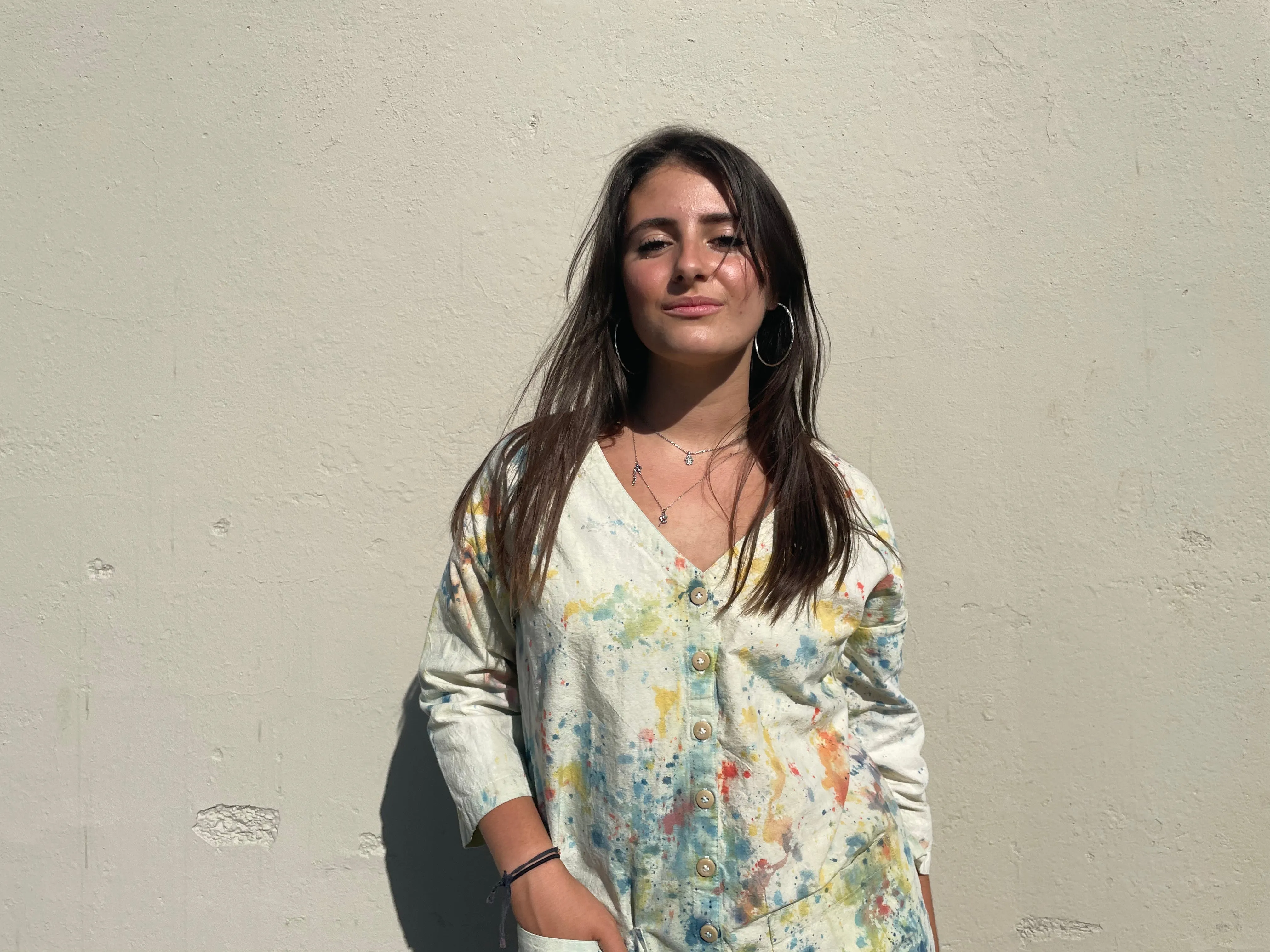 #14 Tie-Dye Light Jumpsuit S/M