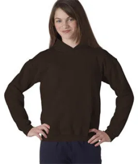 18500B Gildan Youth Heavy BlendHooded Sweatshirt Dark Chocolate