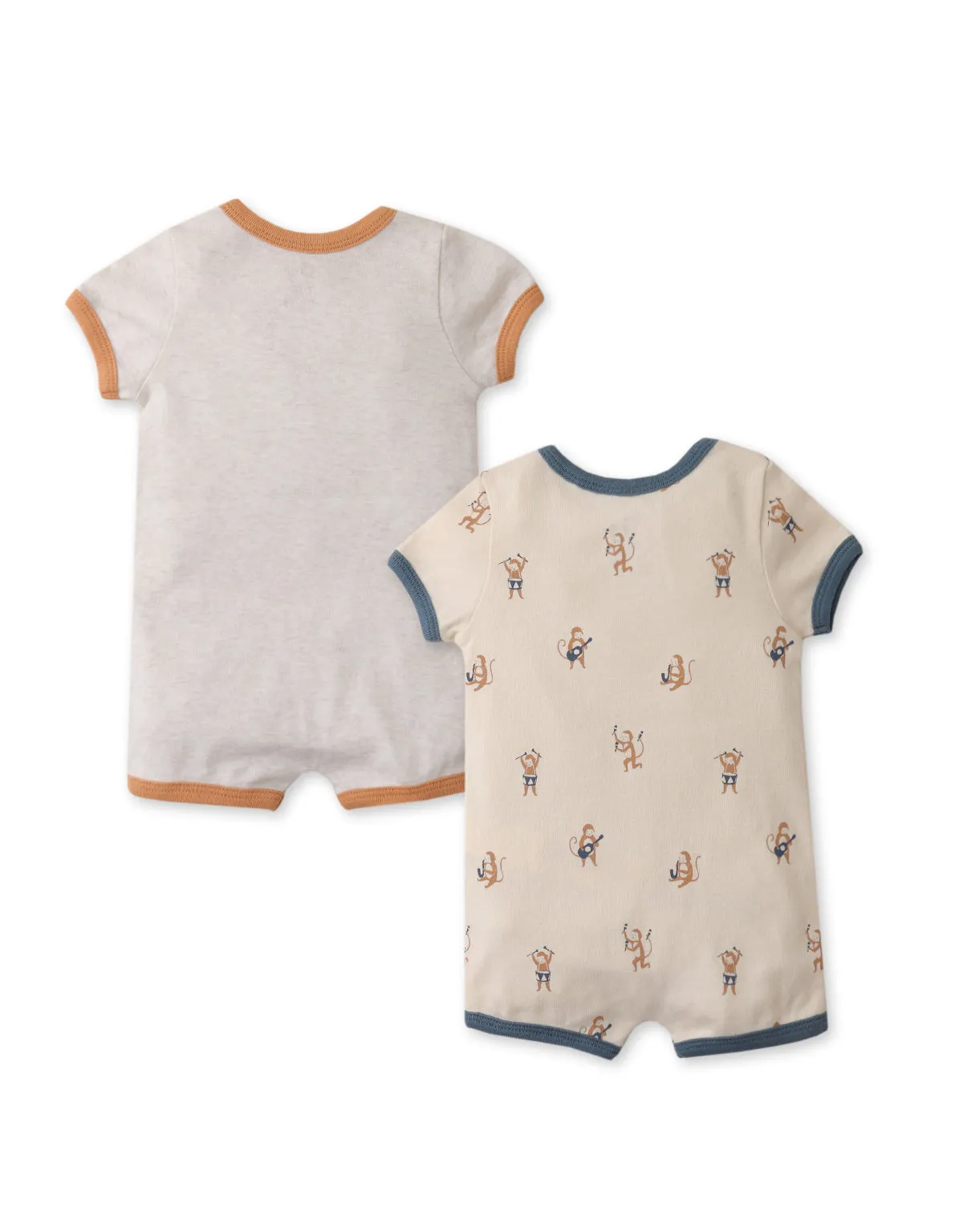 2-PC MONKEY PRINT JUMPSUIT SET