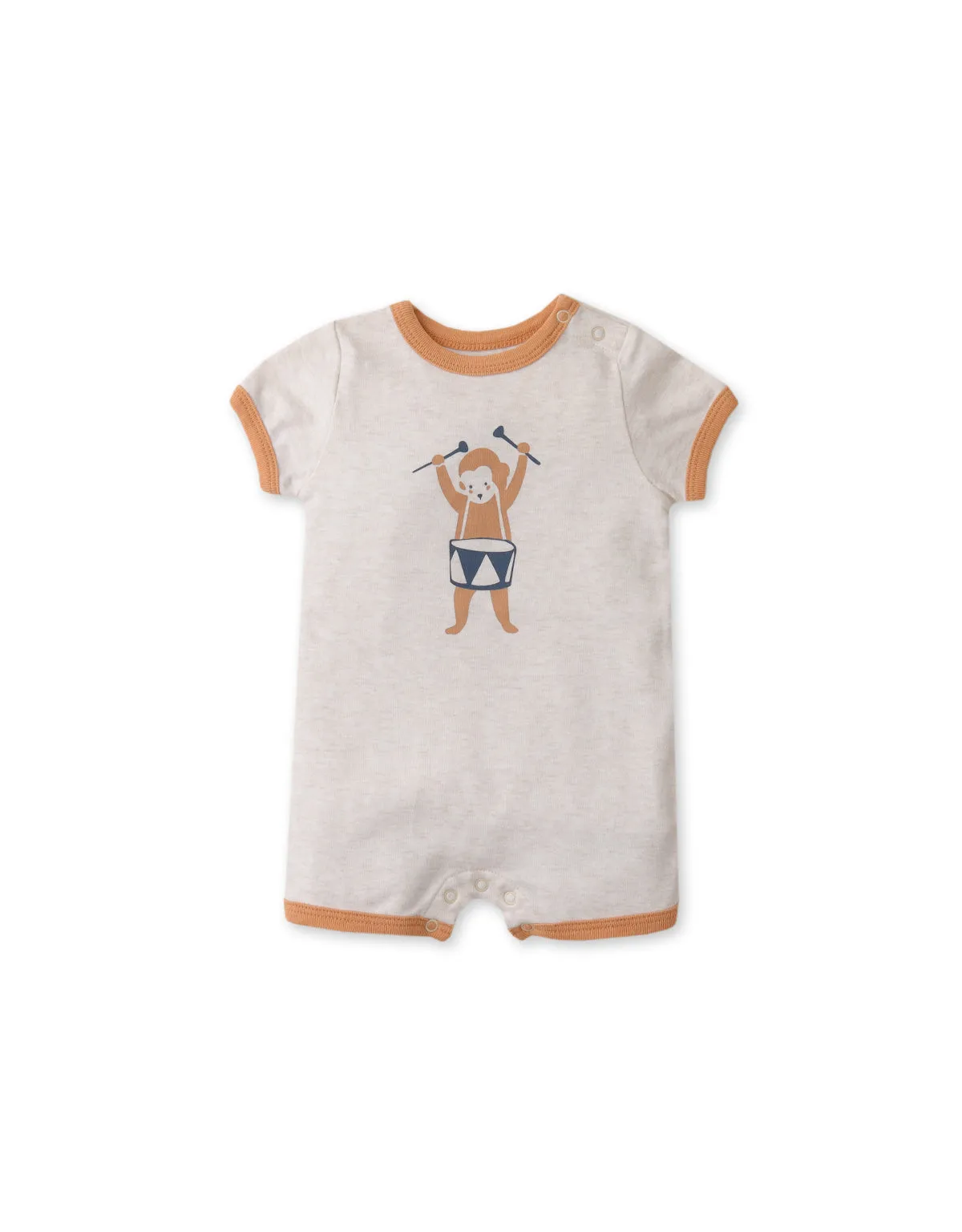 2-PC MONKEY PRINT JUMPSUIT SET