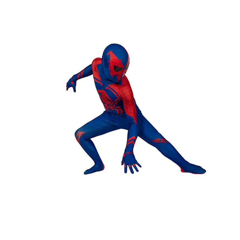 Across The Spider-Verse 2099 Suit Spider-Man Cosplay Costume Jumpsuit Becostume