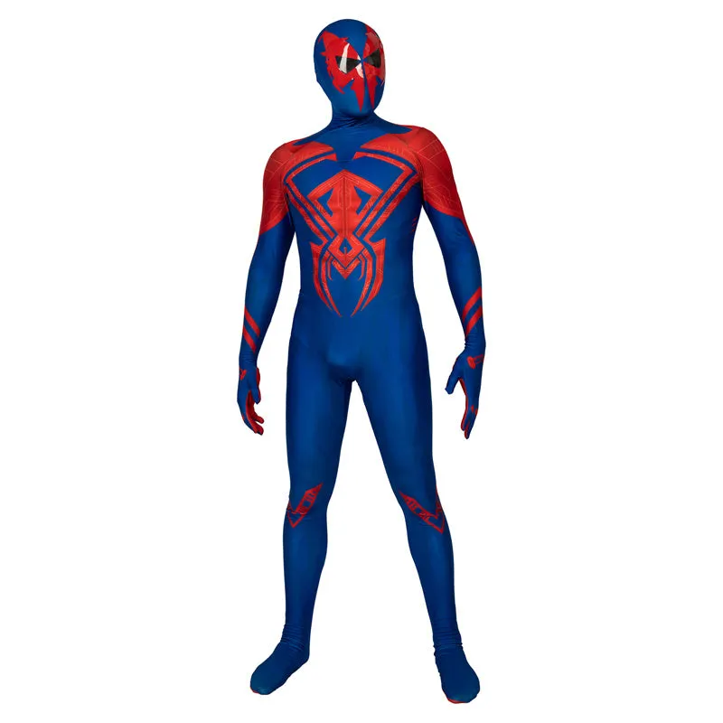 Across The Spider-Verse 2099 Suit Spider-Man Cosplay Costume Jumpsuit Becostume