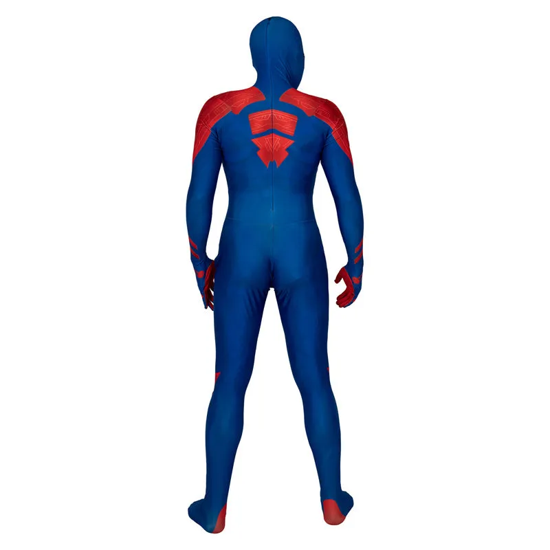 Across The Spider-Verse 2099 Suit Spider-Man Cosplay Costume Jumpsuit Becostume