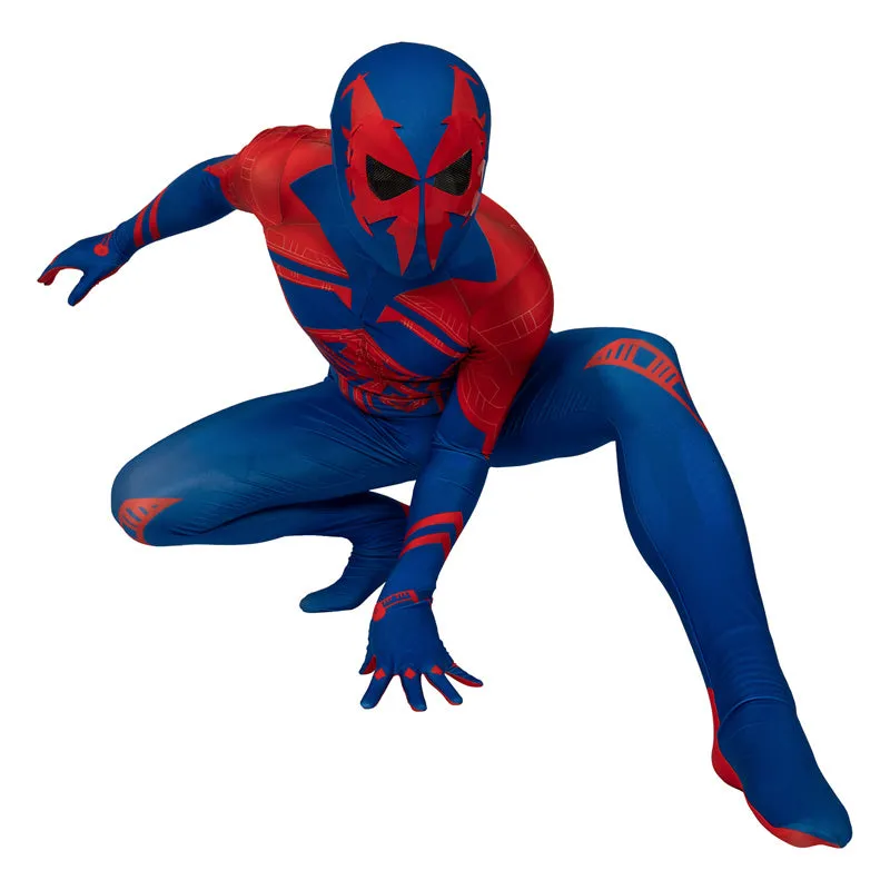 Across The Spider-Verse 2099 Suit Spider-Man Cosplay Costume Jumpsuit Becostume