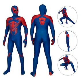 Across The Spider-Verse 2099 Suit Spider-Man Cosplay Costume Jumpsuit Becostume