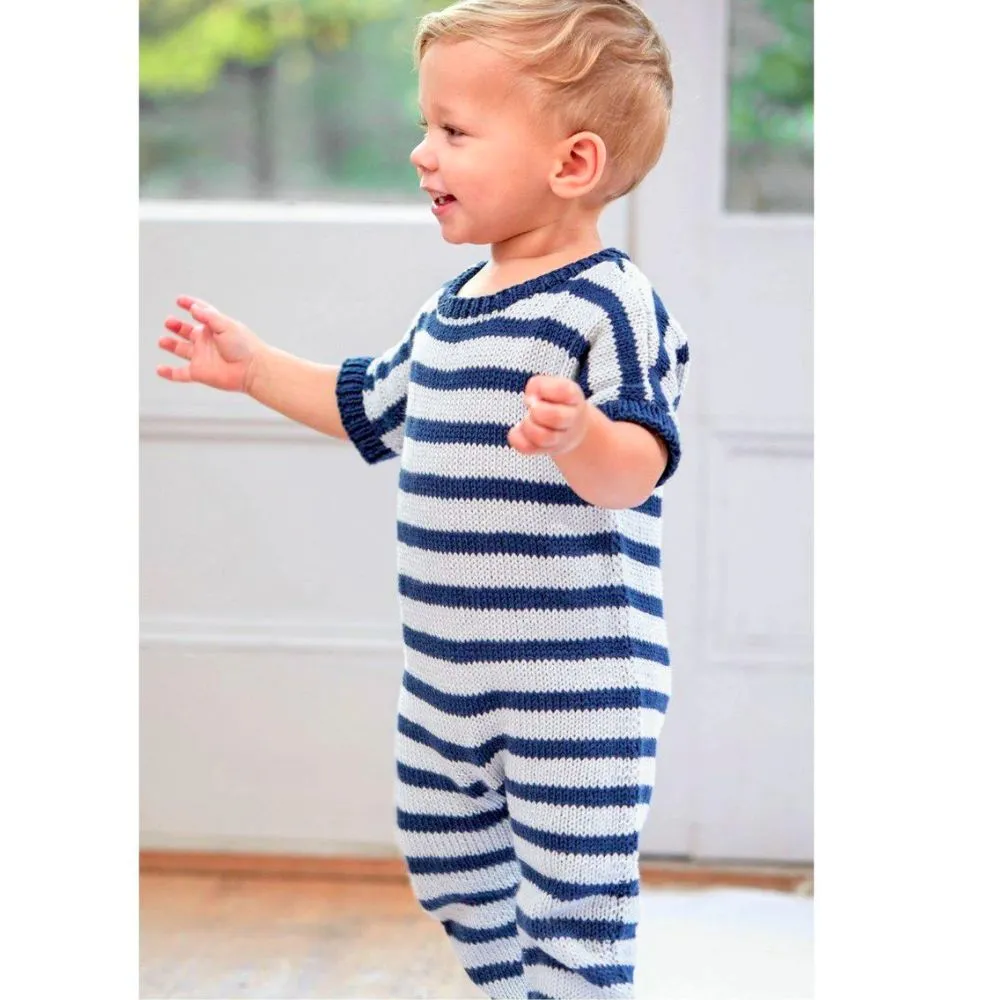 All-In-One Jumpsuit Knitting Pattern (6760)