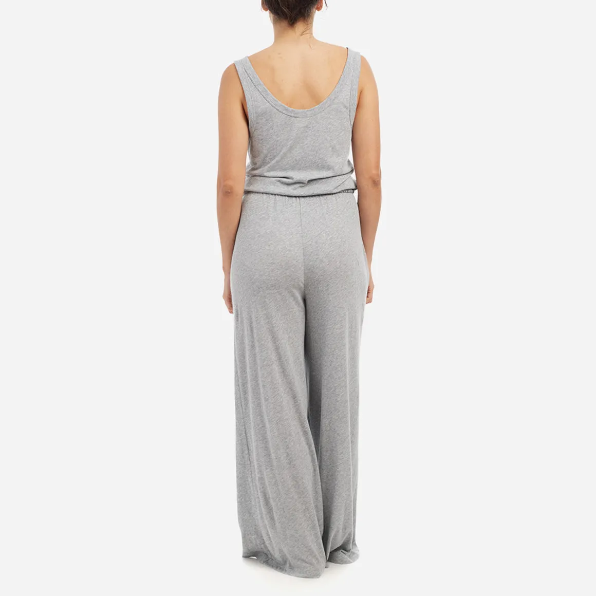 Aloe Infused Cotton Wide Leg Jumpsuit