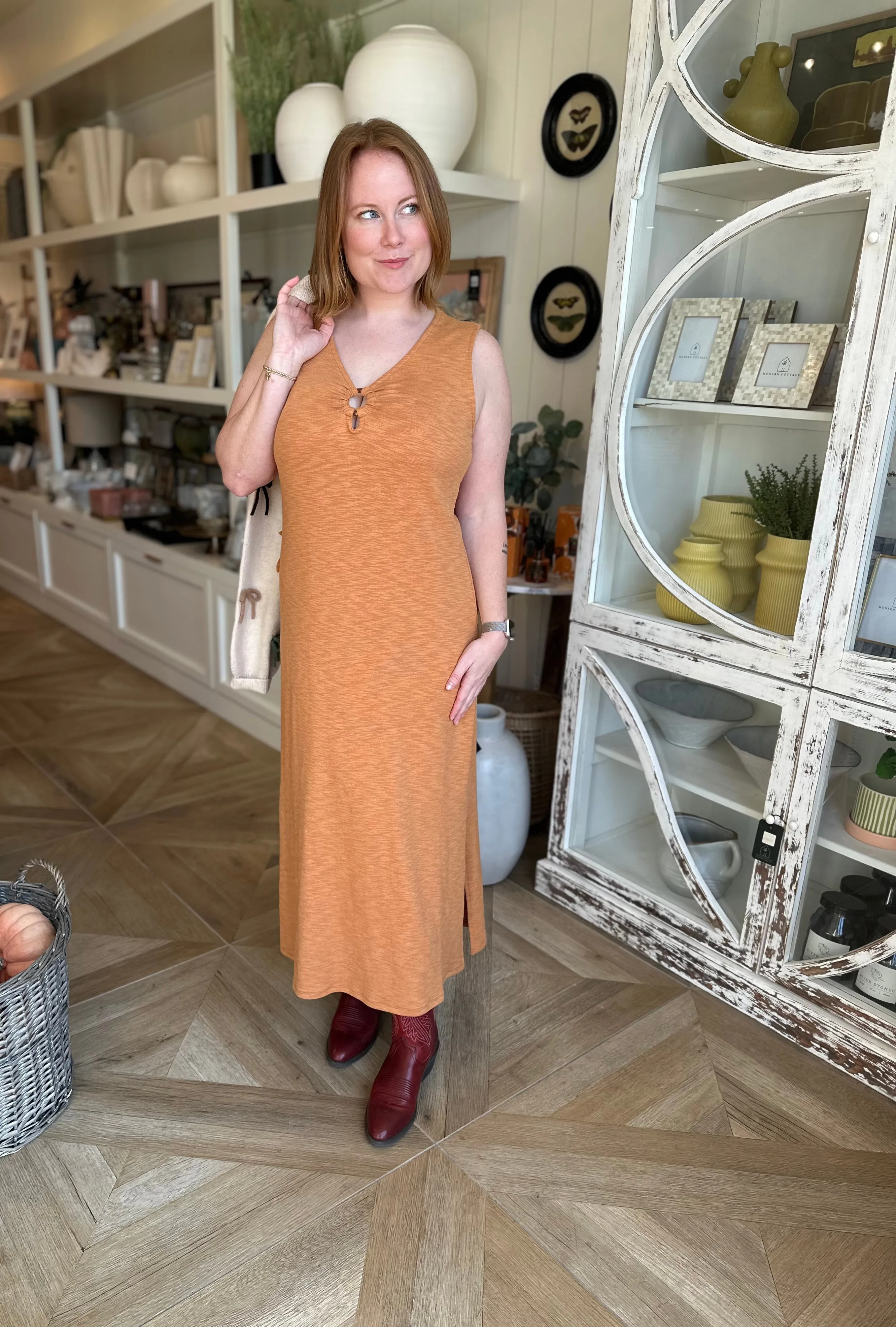 Amber Slub Knit Dress