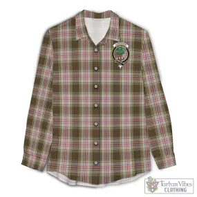 Anderson Dress Tartan Women's Casual Shirt with Family Crest