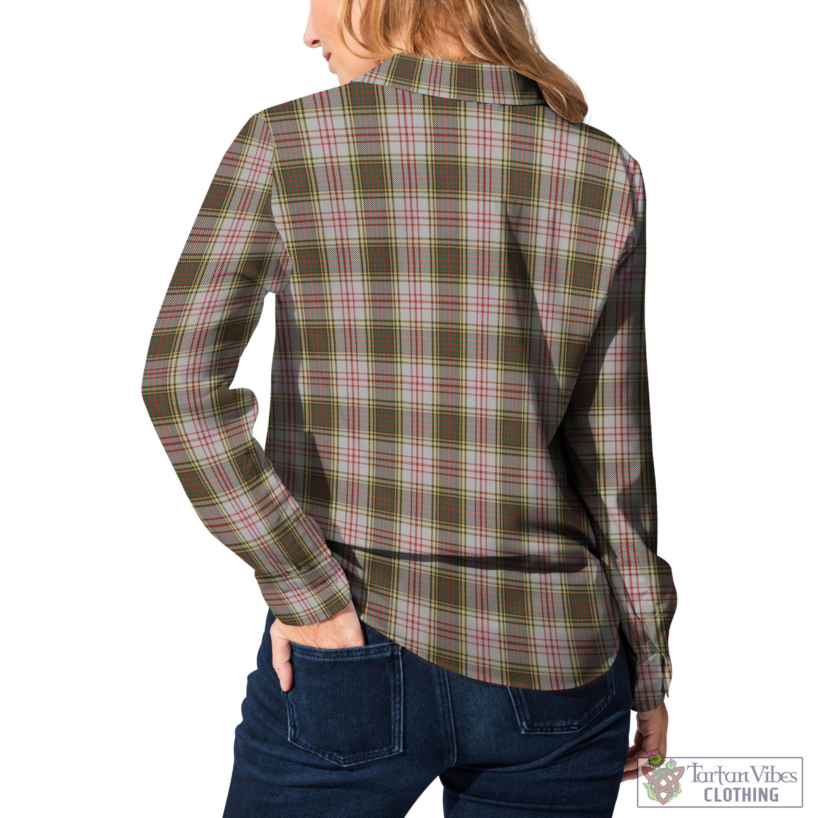 Anderson Dress Tartan Women's Casual Shirt with Family Crest