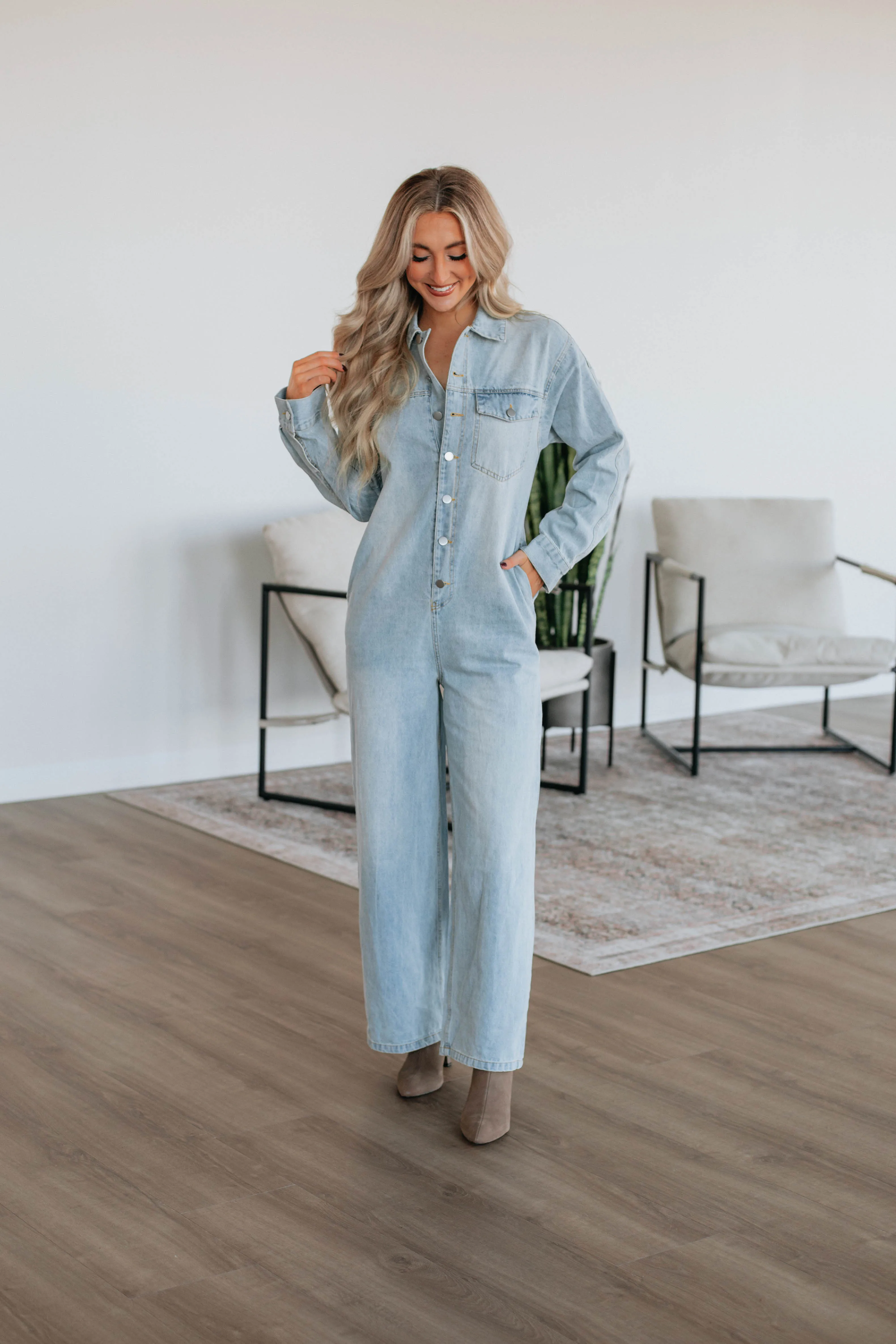 Andi Denim Jumpsuit