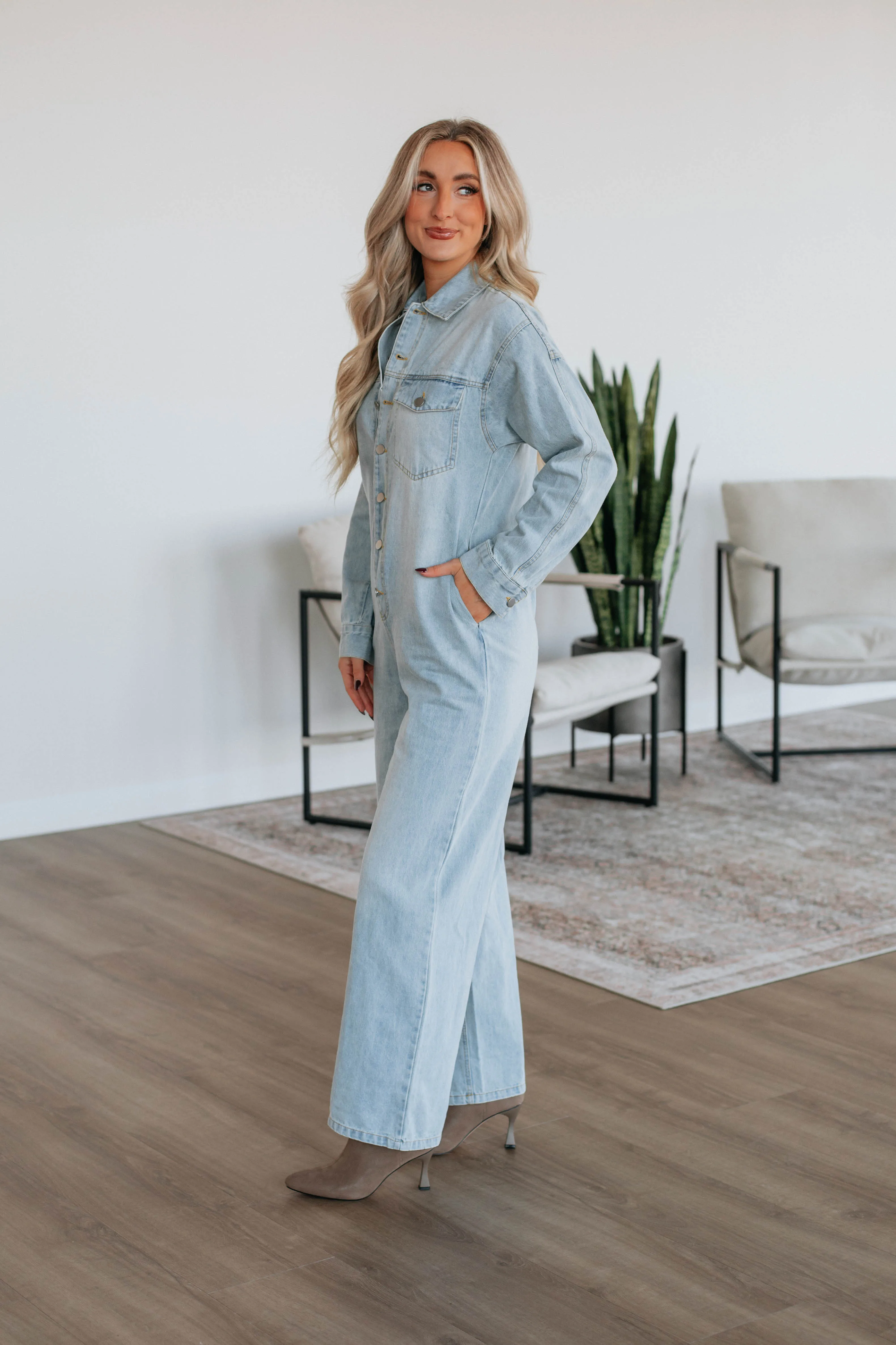 Andi Denim Jumpsuit