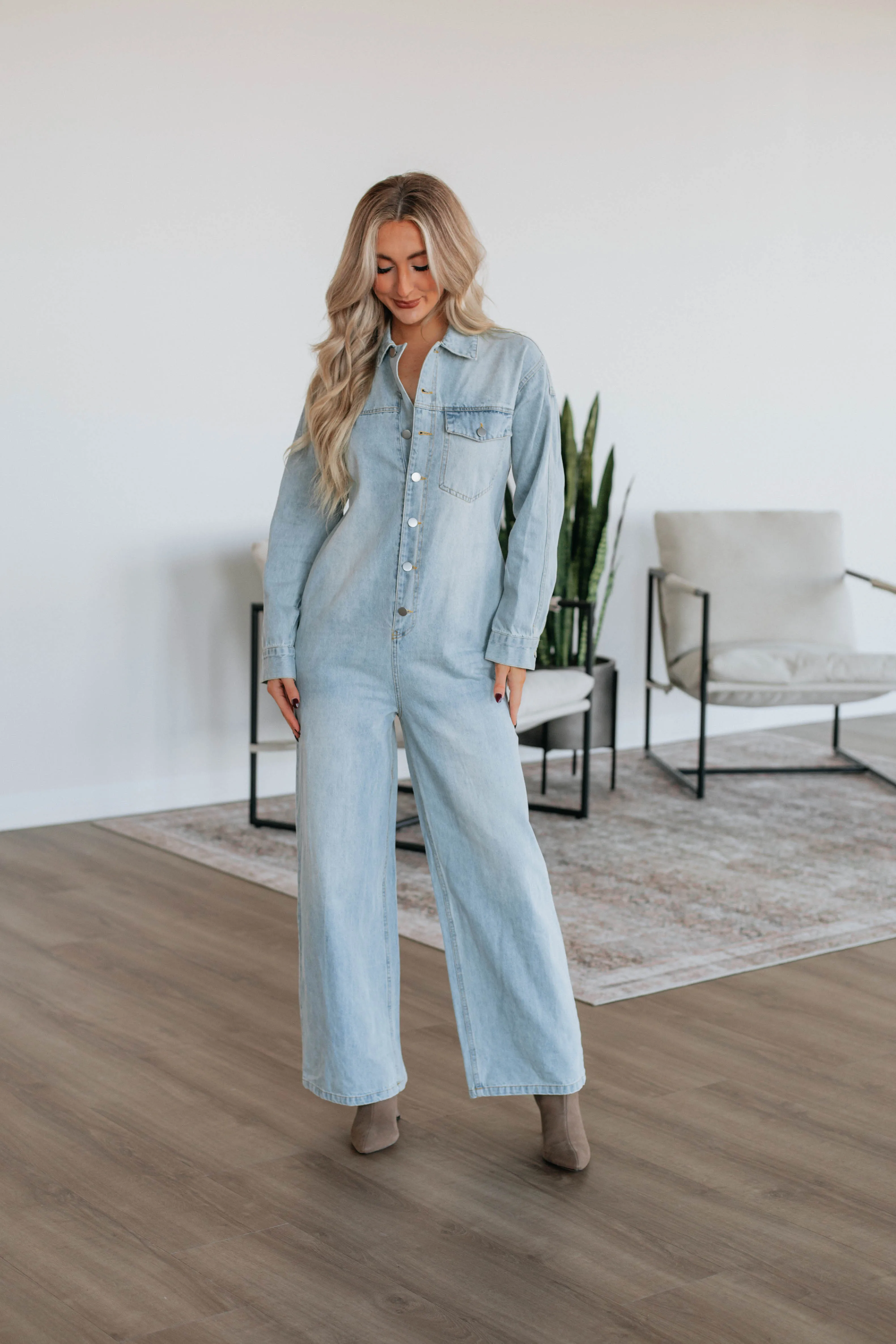Andi Denim Jumpsuit