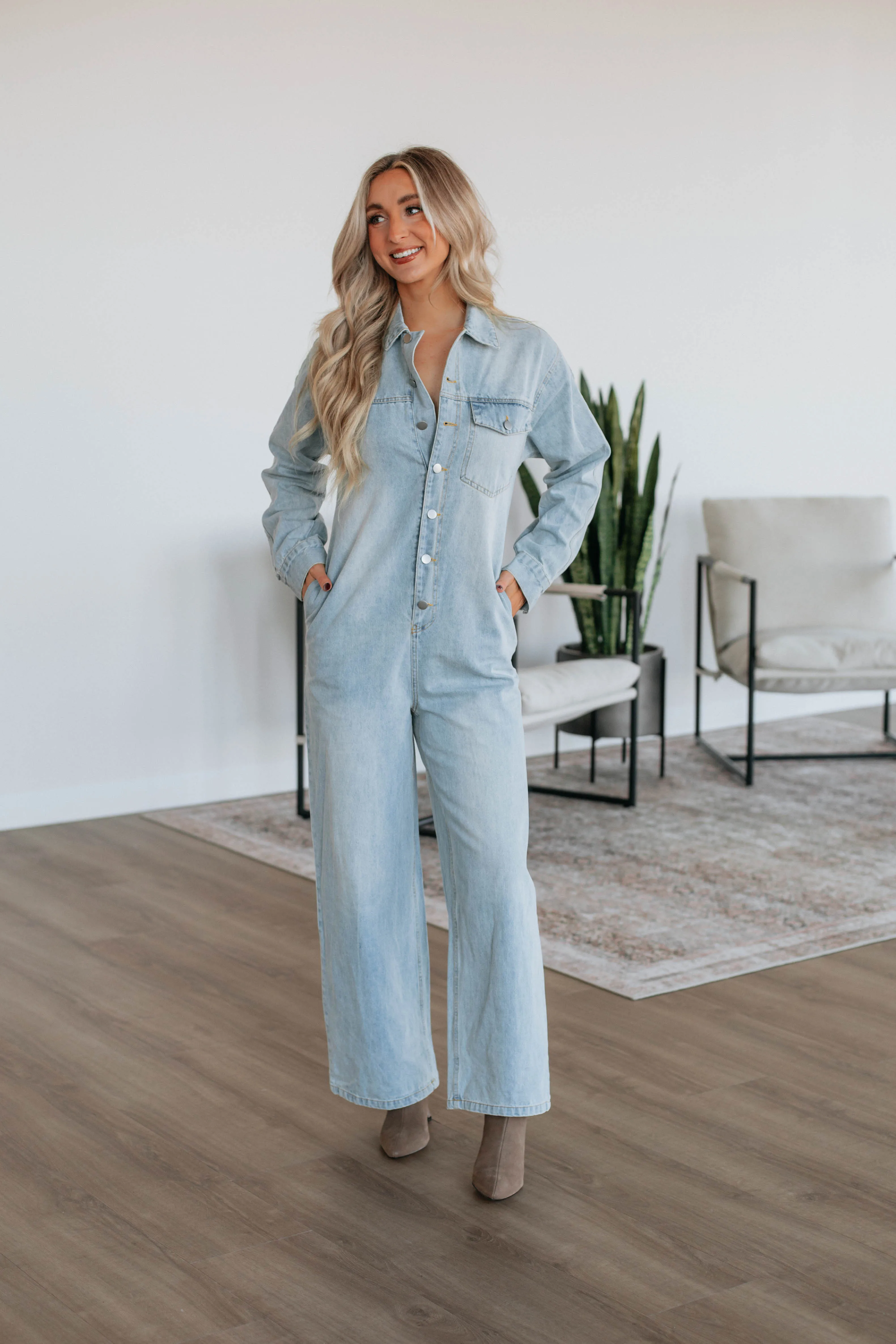 Andi Denim Jumpsuit