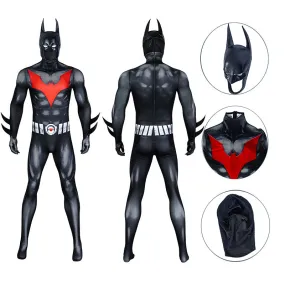 Animed Batman Beyond Cosplay Costume Batman Jumpsuit Mask Halloween Party Suit