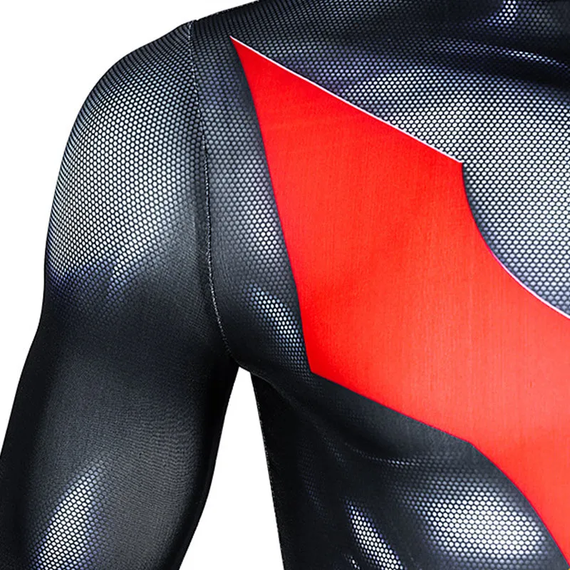 Animed Batman Beyond Cosplay Costume Batman Jumpsuit Mask Halloween Party Suit
