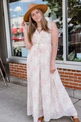 Anywhere With You Floral Jumpsuit