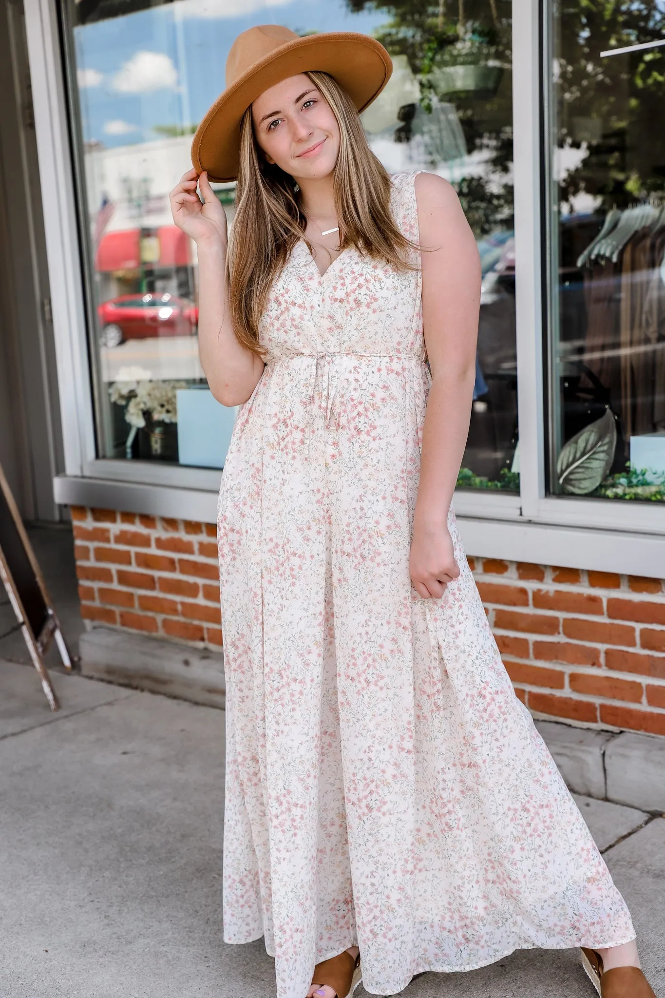 Anywhere With You Floral Jumpsuit
