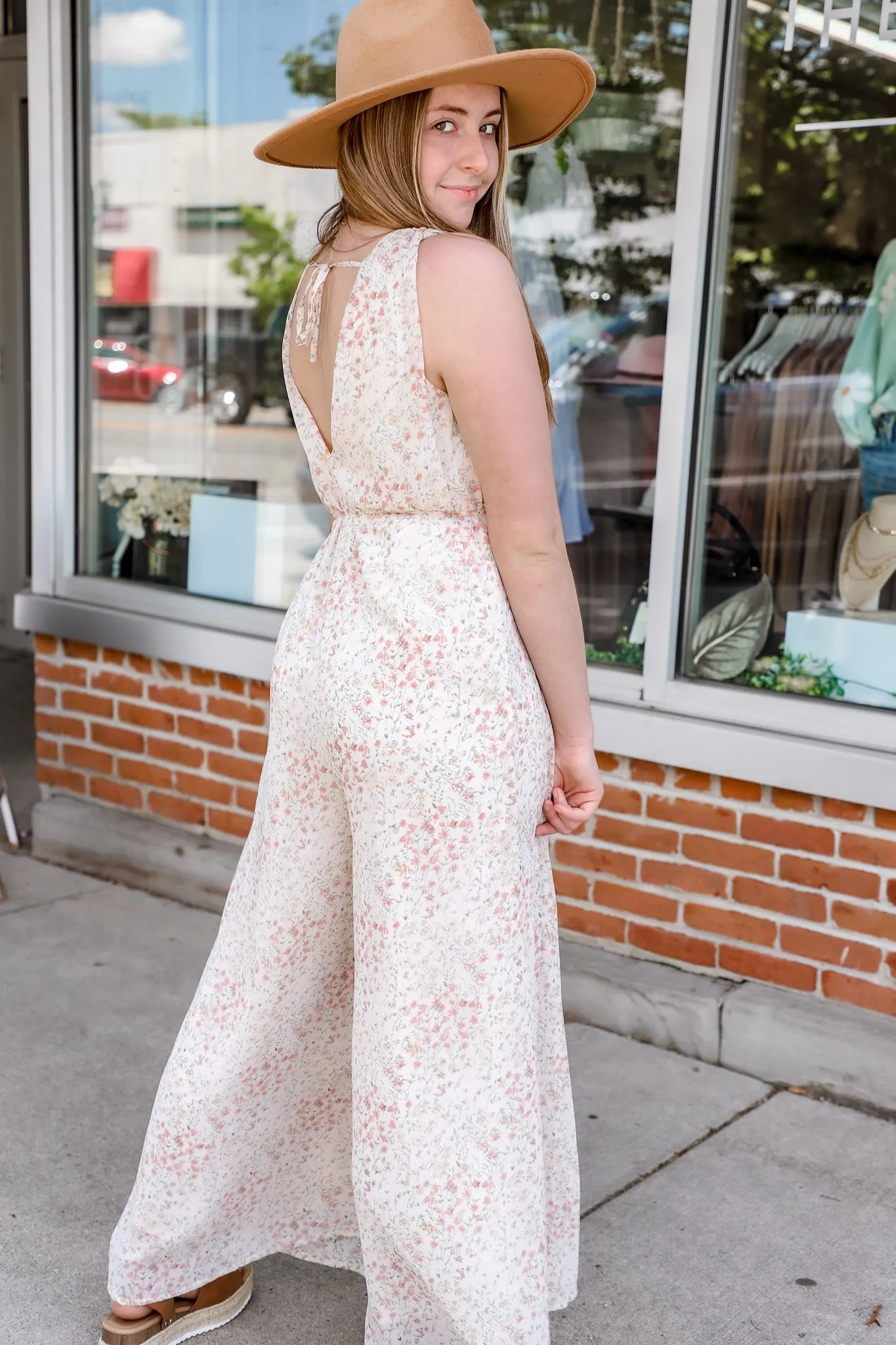 Anywhere With You Floral Jumpsuit