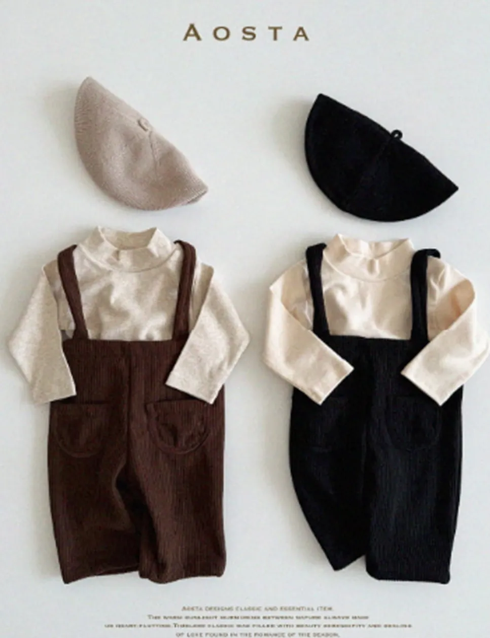 AOSTA KIDS WINTER CORDUROY JUMPSUIT **PREORDER