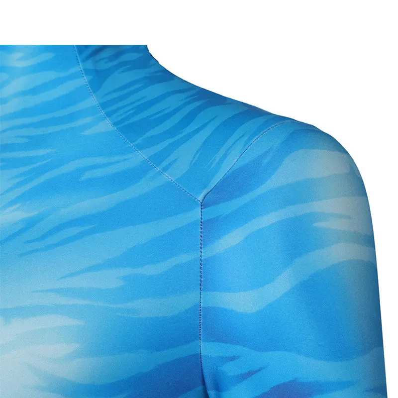 Avatar Cosplay Avatar The Way of Water Neytiri Costume Jumpsuit Mask Outfits Halloween Suit