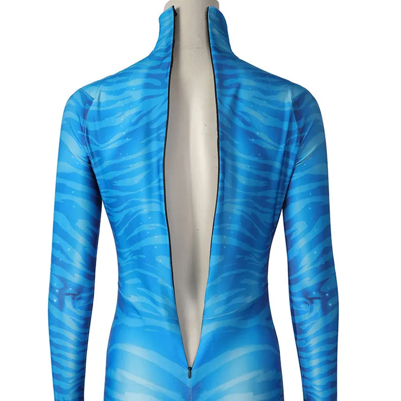 Avatar Cosplay Avatar The Way of Water Neytiri Costume Jumpsuit Mask Outfits Halloween Suit
