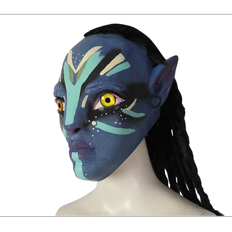 Avatar Cosplay Avatar The Way of Water Neytiri Costume Jumpsuit Mask Outfits Halloween Suit