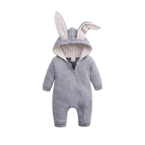Baby Bunny Jumpsuit Grey