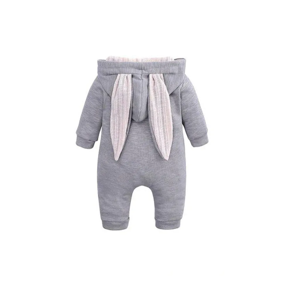Baby Bunny Jumpsuit Grey