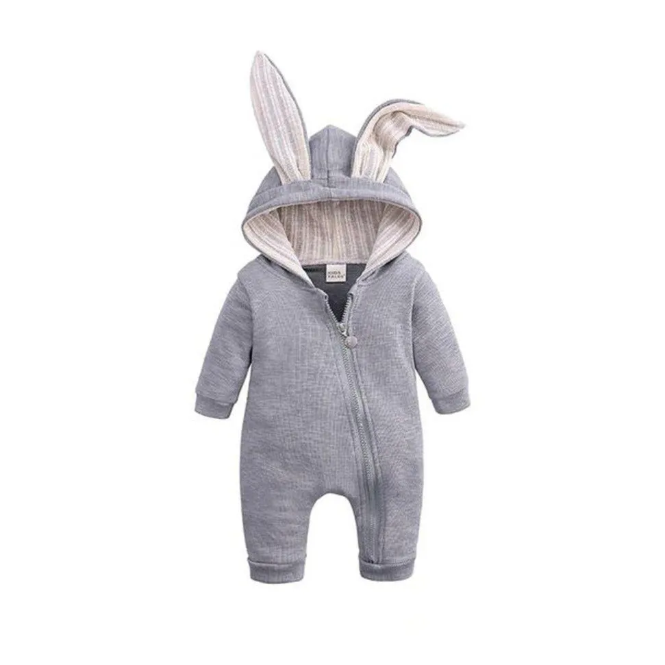 Baby Bunny Jumpsuit Grey