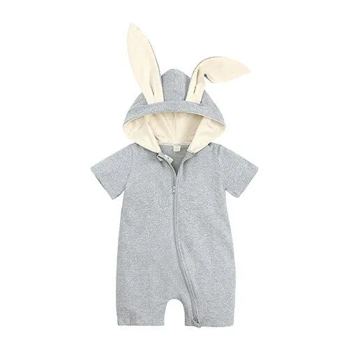 Baby Bunny Short Sleeve Jumpsuit Grey