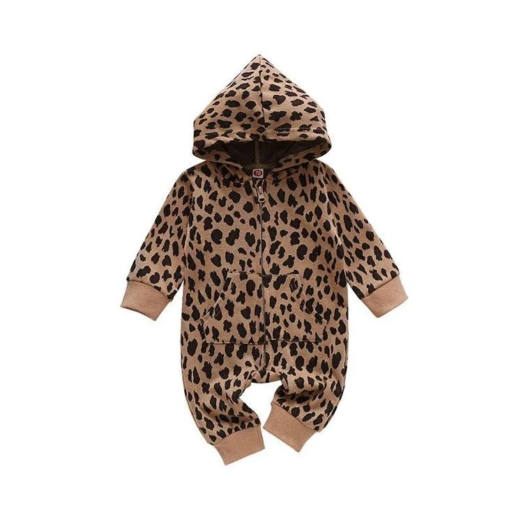 Baby Jumpsuit Leopard allover