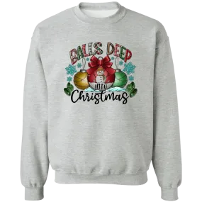 Balls Deep Crewneck Pullover Sweatshirt