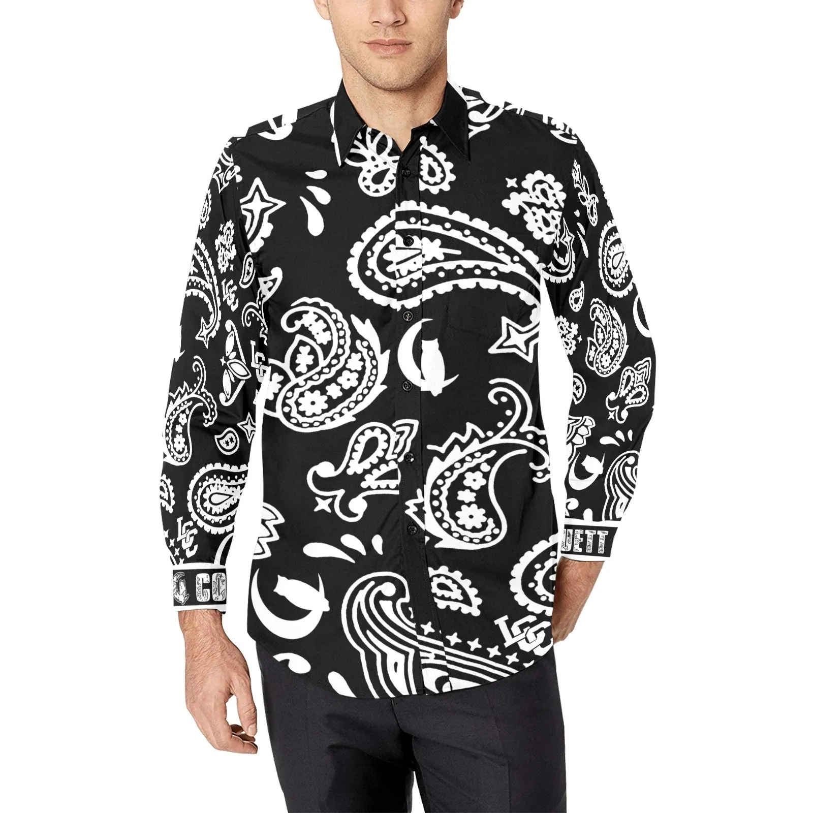 BANDANA PAISLEY Men's Casual Dress Shirt