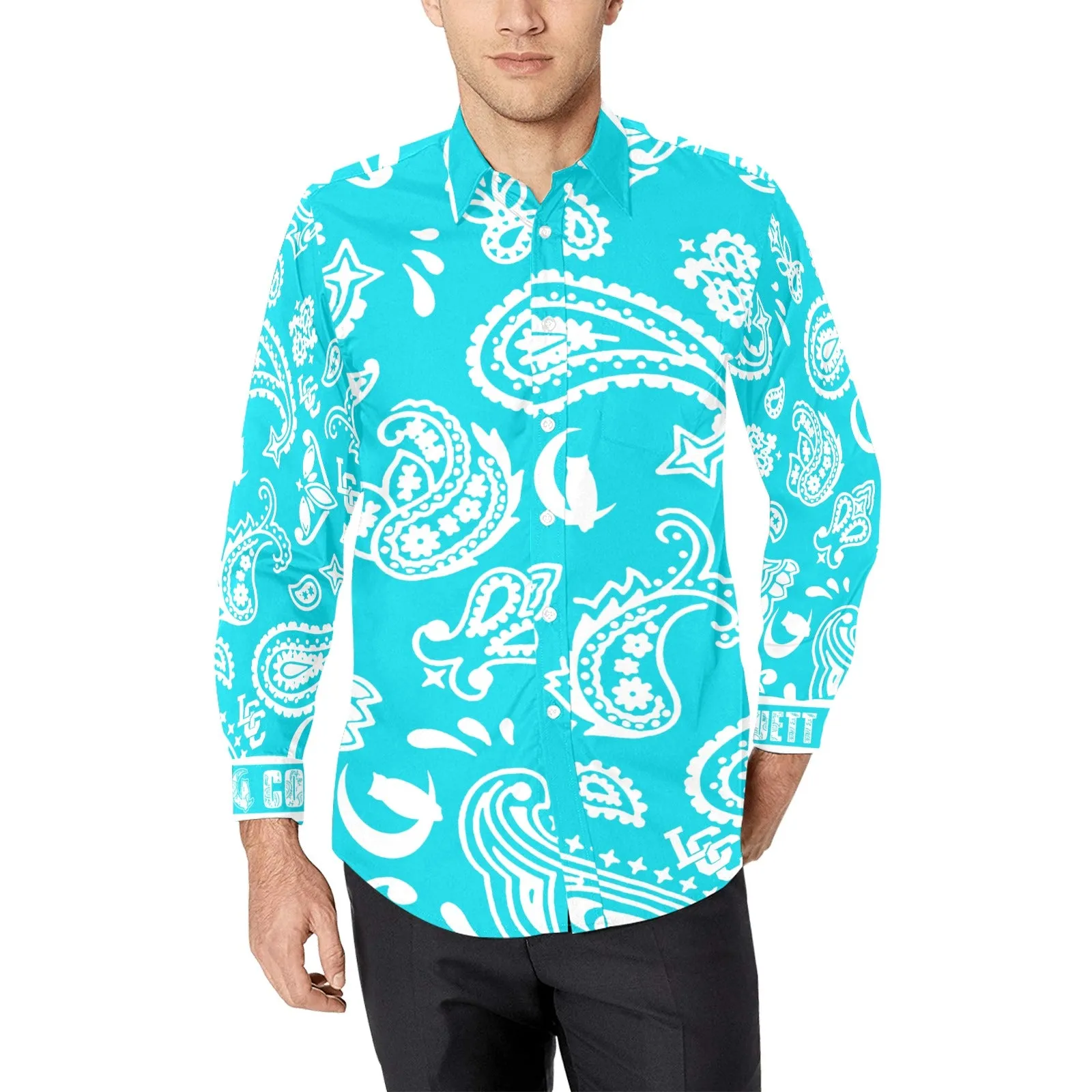 BANDANA PAISLEY Men's Casual Dress Shirt