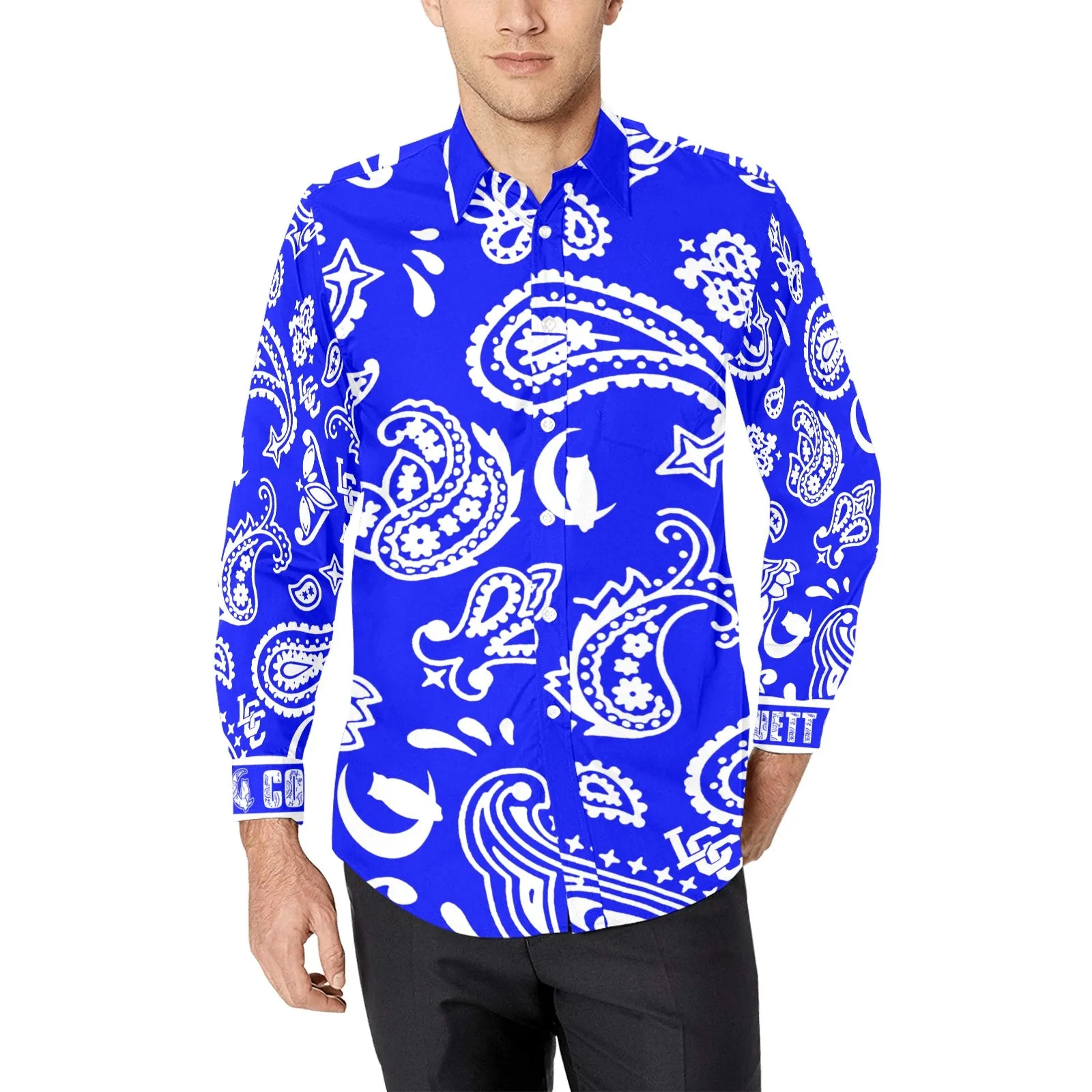 BANDANA PAISLEY Men's Casual Dress Shirt