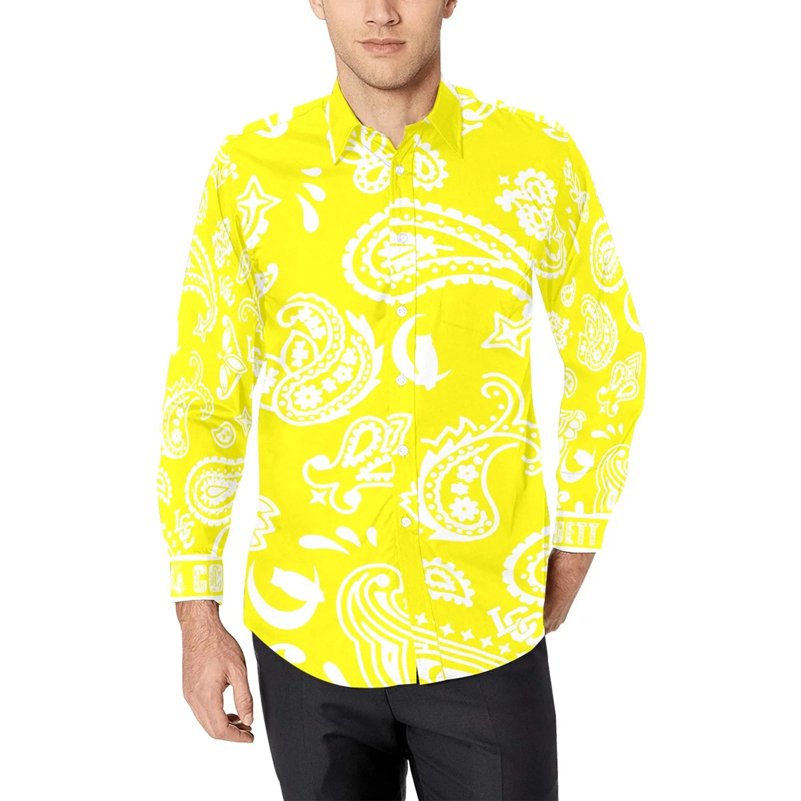 BANDANA PAISLEY Men's Casual Dress Shirt