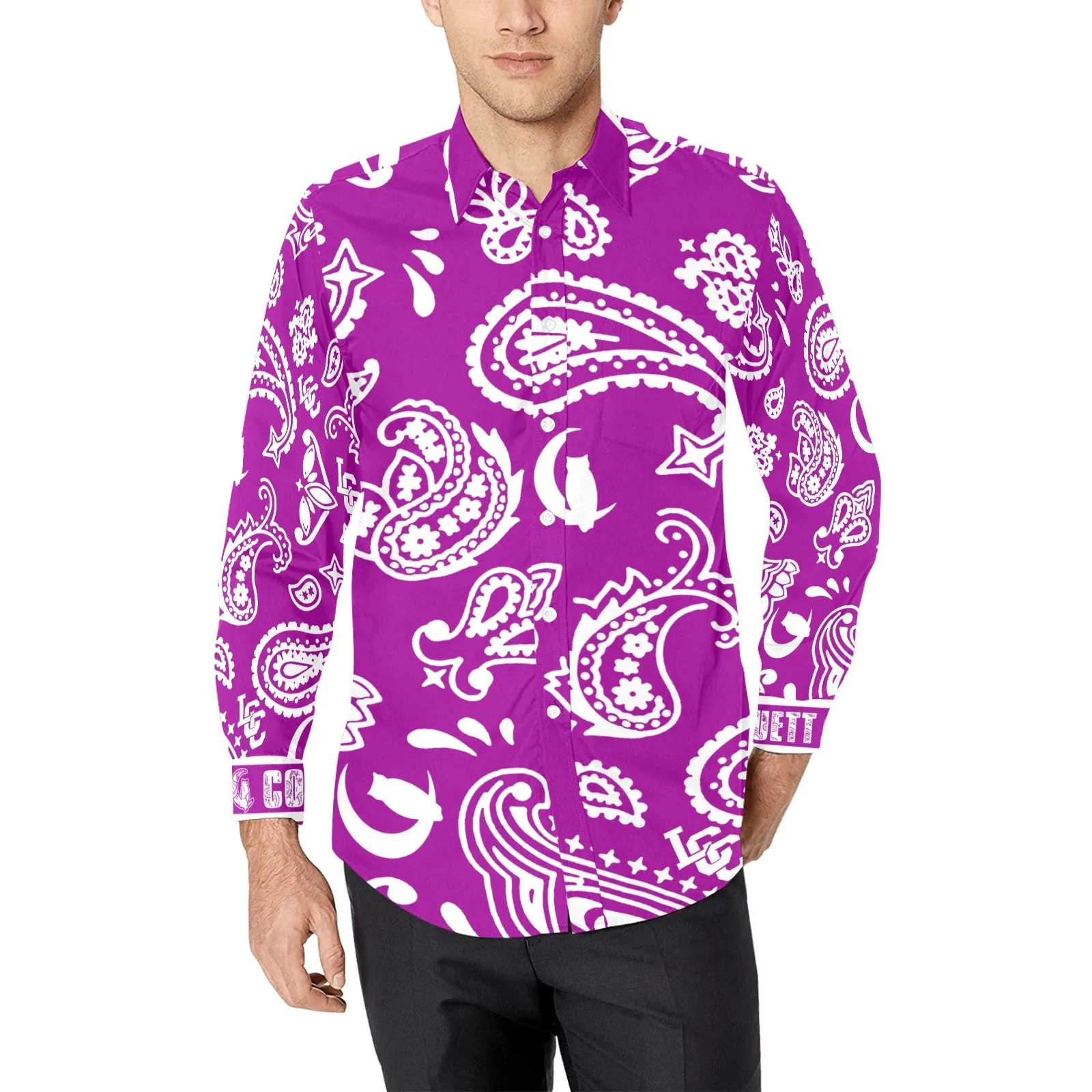 BANDANA PAISLEY Men's Casual Dress Shirt