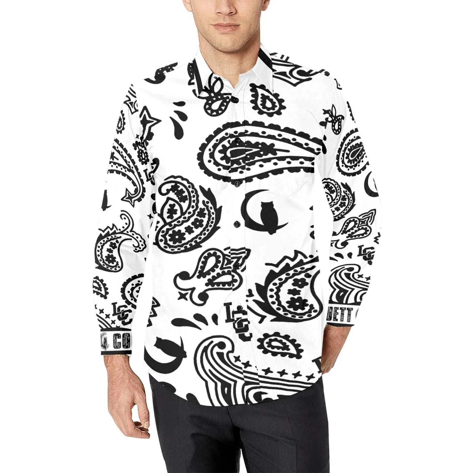 BANDANA PAISLEY Men's Casual Dress Shirt