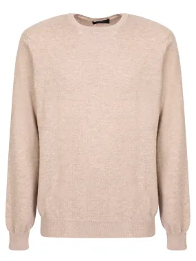 Beige cashmere pullover