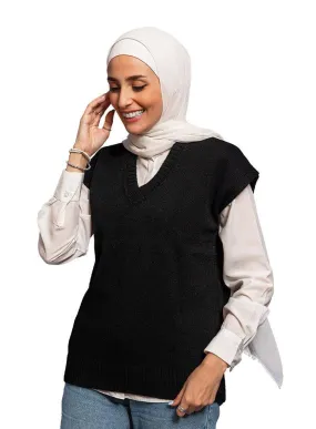 Black Cut Pullover