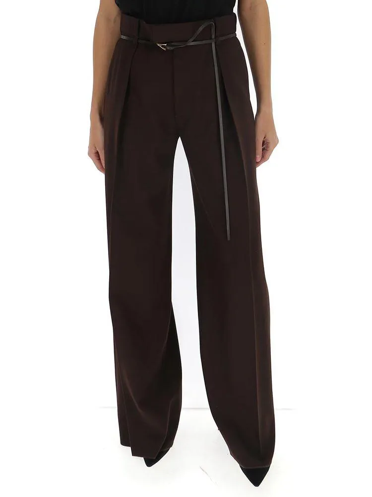 Bottega Veneta Pleated High Waist Trousers