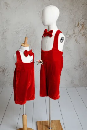 Boys Dapper Velvet Suspender Shorts Box Set | Includes 2 Pairs (12-18M & 5-8 Years)