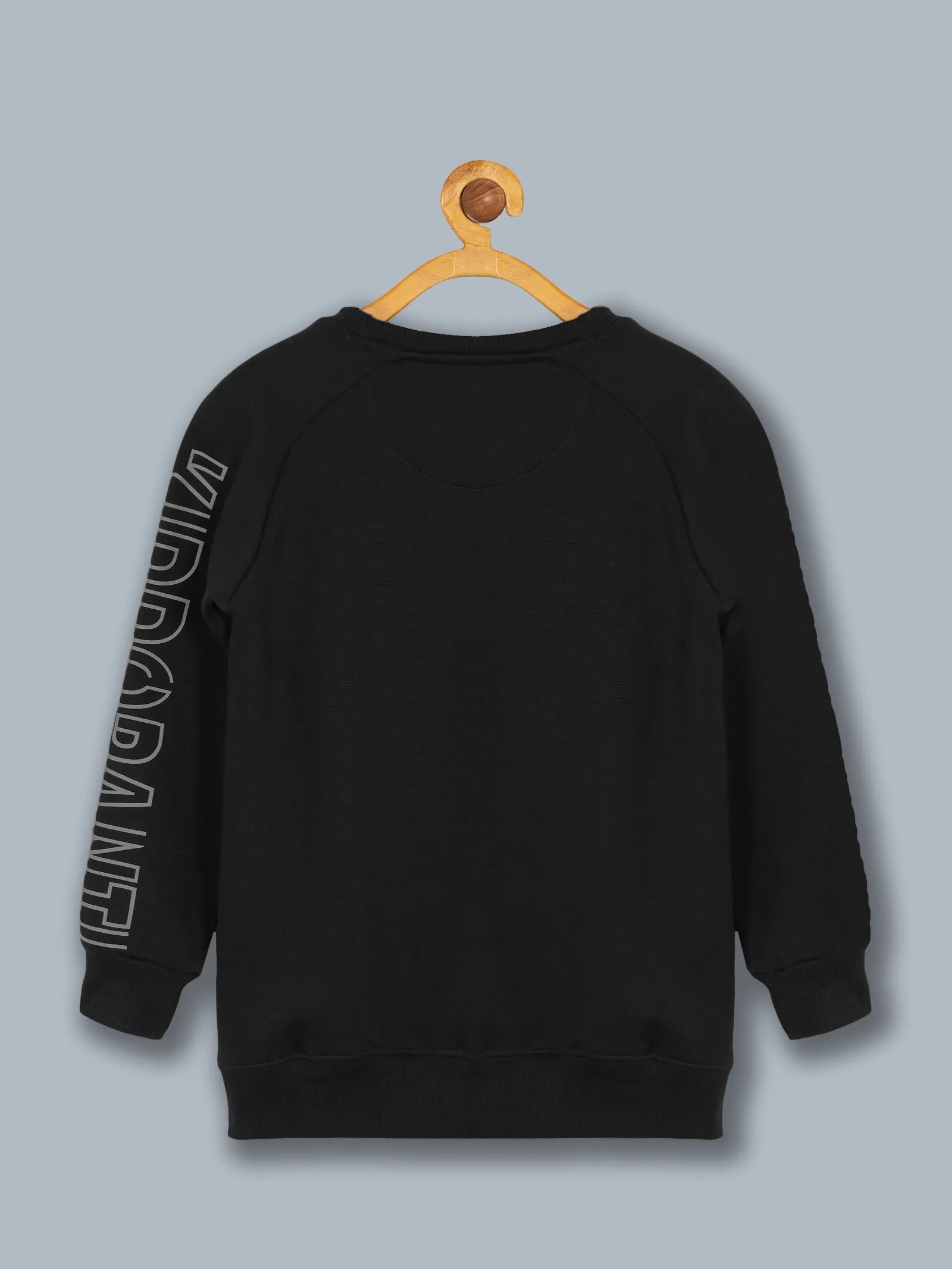 Boys "Kiddopanti" Print Round Neck sweatshirt