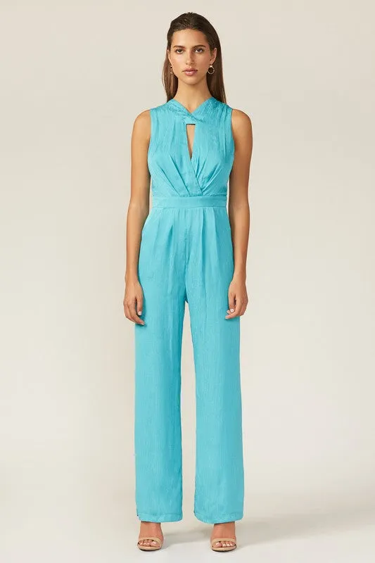 Bright Aqua Kenzlee Jumpsuit