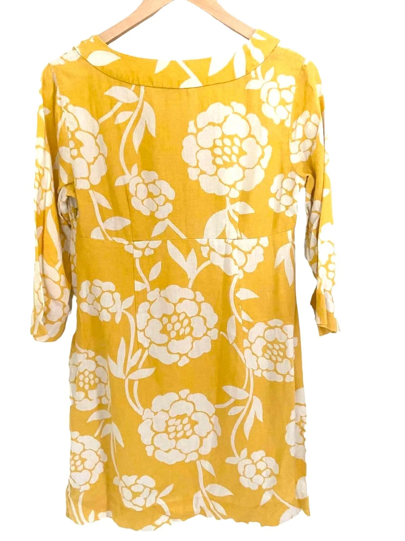 Bright Spring Linen Floral Tunic