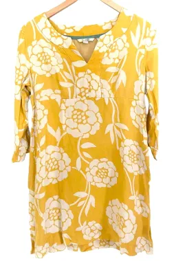 Bright Spring Linen Floral Tunic