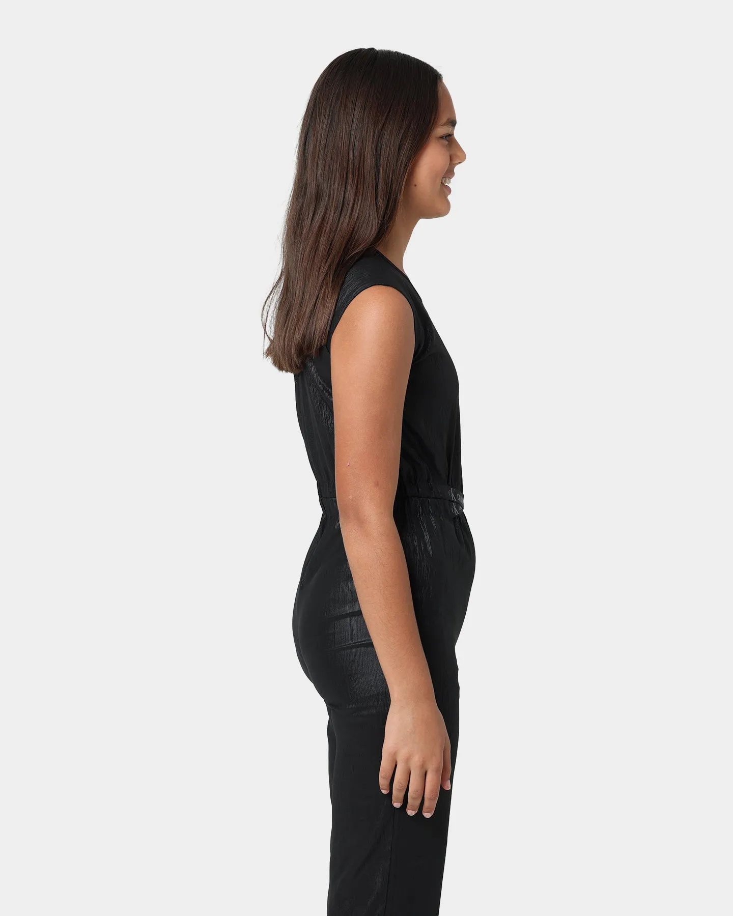 Calvin Klein Kids' Festive Logo Tape Jumpsuit Ck Black