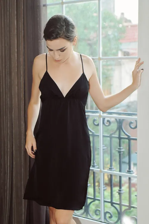CAROLINE Silk Slip Dress