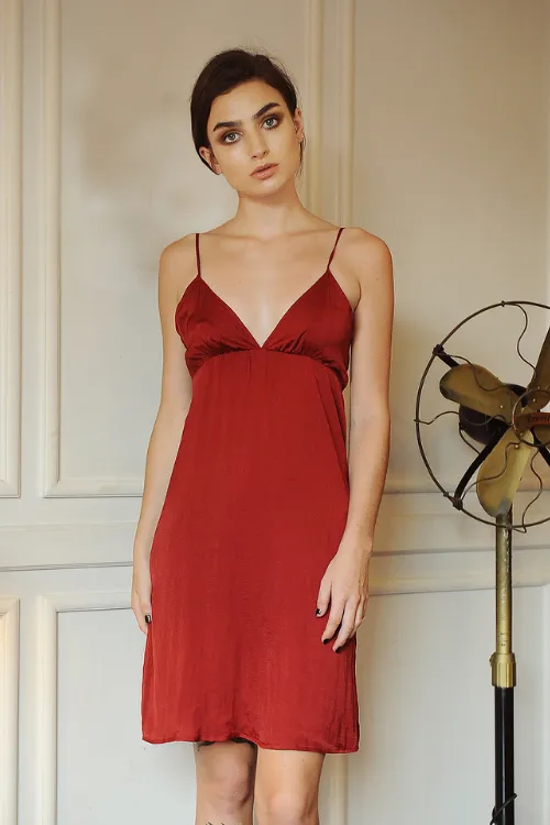 CAROLINE Silk Slip Dress